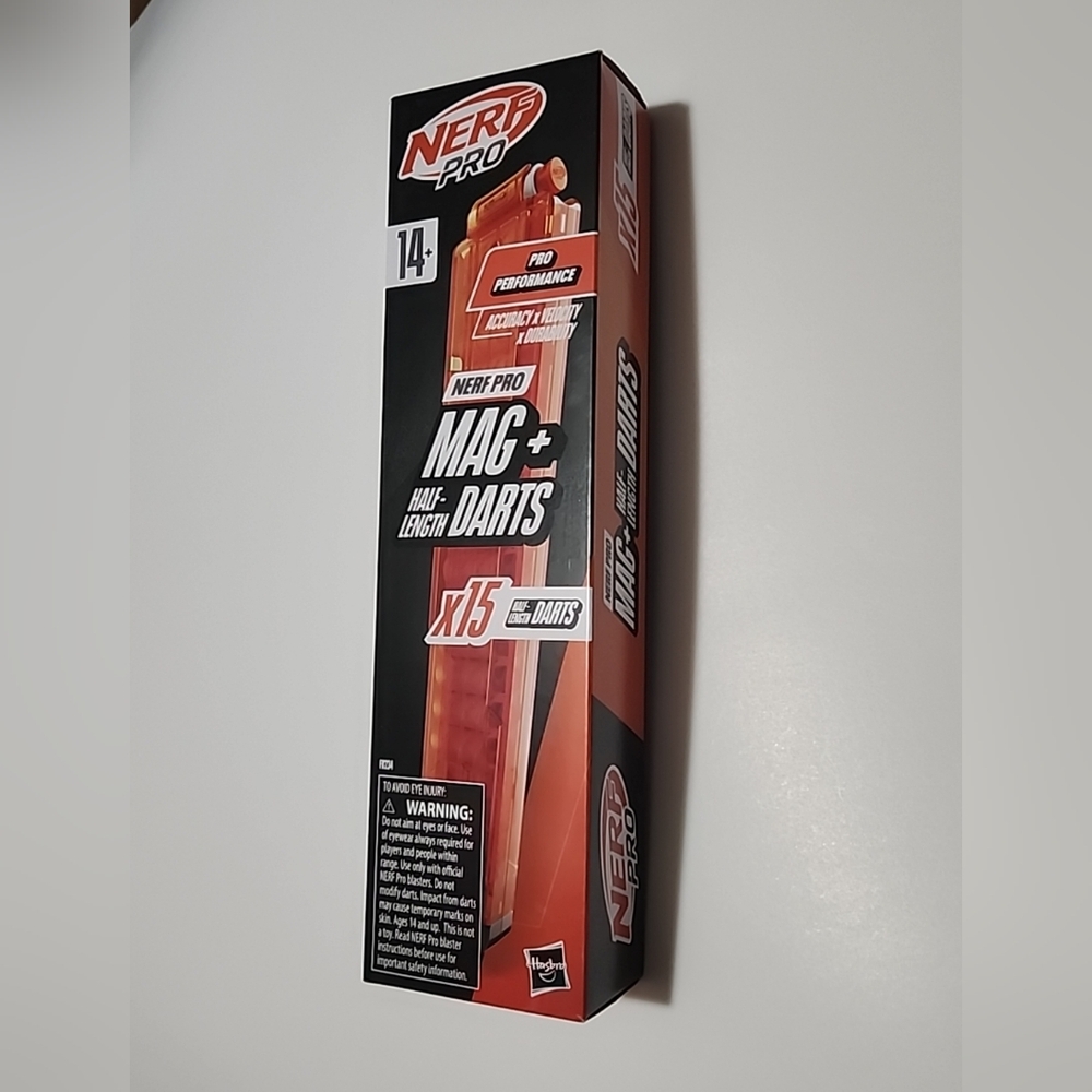 Nerf Pro Mag and Darts in Bold Orange